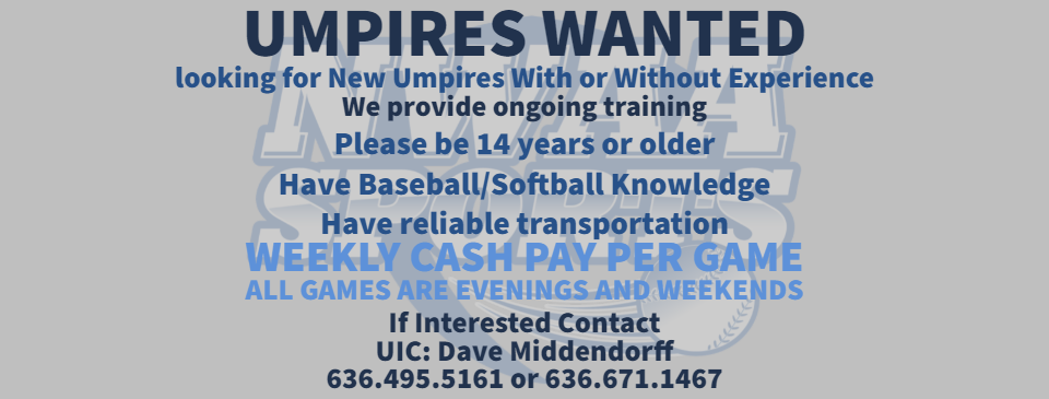 Umpires Wanted